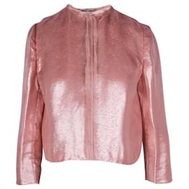 Miu Miu-MIU MIU Chaqueta Rosa Brillante-Rosa