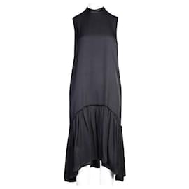 Autre Marque-CONTEMPORARY DESIGNER  Black Long Dress-Black