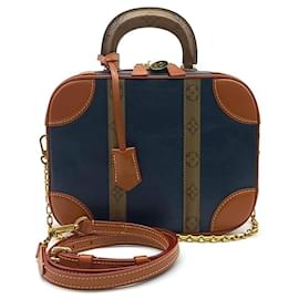 Louis Vuitton-Louis Vuitton bumbag-Brown,Other,Navy blue