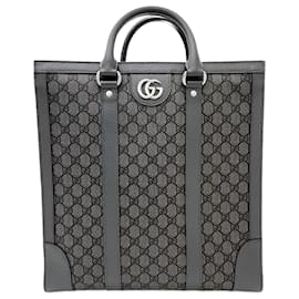 Gucci-Gucci Ophidia Medium Tote Bag (731793)-Grey