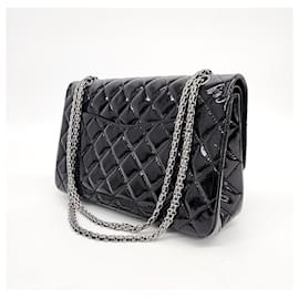 Chanel-Chanel  Patent Vintage 2.55 bag 32-Black