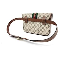 Gucci-Gucci Jackie Belt Bag (699930)-Brown,Beige