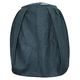 Autre Marque-CONTEMPORARY DESIGNER Wool Skirt-Grey