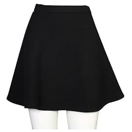 Miu Miu-Miu Miu Black Wool Skirt-Black