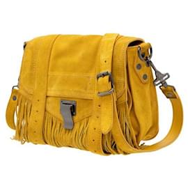 Proenza Schouler-Proenza Schouler PS1 Tiny Suede bag-Yellow