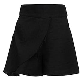 Autre Marque-Contemporary Designer RACHEL COMEY Pleated Shorts-Black
