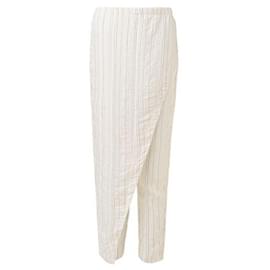 Autre Marque-Pantaloni dal design contemporaneo Yigal Azrouel con gonna sovrapposta-Bianco