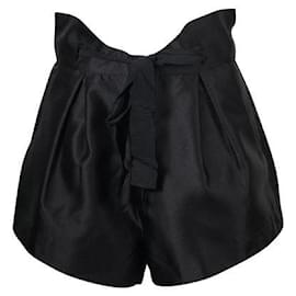 Autre Marque-Contemporary Designer Black Bowie Shorts-Black