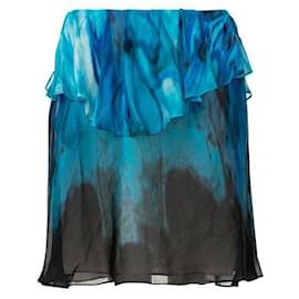 Autre Marque-Emmanuel Ungaro Watercolour Skirt-Multiple colors