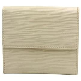 Louis Vuitton-Louis Vuitton Epi Leather Cream Wallet-Cream