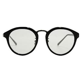 Autre Marque-Óculos de armação redonda de design contemporâneo-Preto