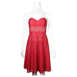 Autre Marque-Contemporary Designer Red Dress-Red