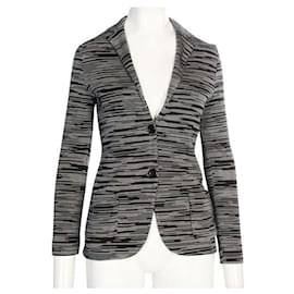 Missoni-Chaqueta Missoni en blanco y negro-Negro