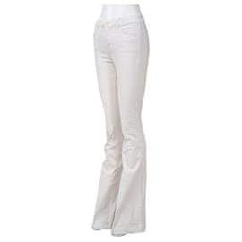 Autre Marque-DESIGNER CONTEMPORANEO Jeans svasati color kaki-Beige
