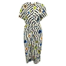 Autre Marque-CONTEMPORARY DESIGNER Colorful Dress with Belt-Multiple colors