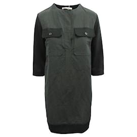 Marni-Marni Black Shift Dress with Front Pockets-Black