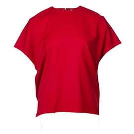 Acne-ACNE STUDIOS T-shirt carré-Rouge