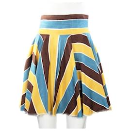 Dolce & Gabbana-DOLCE & GABBANA Multicolor Printed Skirt-Multiple colors