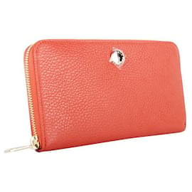 Furla-FURLA Red Leather Wallet-Red