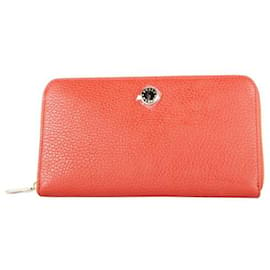 Furla-FURLA Red Leather Wallet-Red
