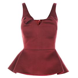 Hussein Chalayan-Blusa sin mangas roja chalayan-Roja