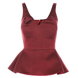 Hussein Chalayan-Haut sans manches rouge Chalayan-Rouge
