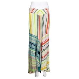 Autre Marque-SILVIA TCHERASSI Beverly Multicolor Striped Skirt-Multiple colors