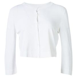 Alaïa ALAIA Viskose-Cardigan (Nicht-gerade weiss) Weiß