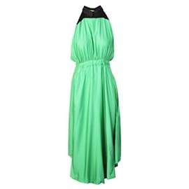 Kenzo-Kenzo Claudine Collar Dress-Green