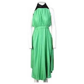 Kenzo-Kenzo Claudine Collar Dress-Green