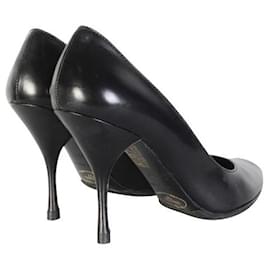 Prada-Zapatos de tacón peeptoe negros de PRADA-Negro