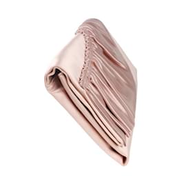 Valentino-VALENTINO Embreagem franzida rosa claro-Rosa