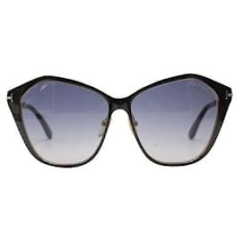 Tom Ford-Tom Ford Black Lena Gradient Sunglasses-Black