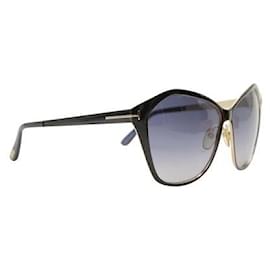 Tom Ford-Tom Ford schwarze Lena-Sonnenbrille mit Farbverlauf-Schwarz