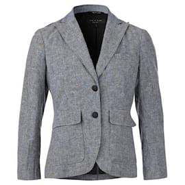 Autre Marque-Contemporary Designer Grey Blazer-Grey