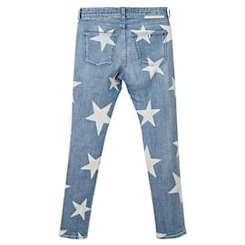 Stella Mc Cartney-Stella Mccartney – Bestickte Jeans mit mittelhohem Bund-Andere