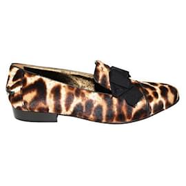 Lanvin-Lanvin Leopard Print Loafers-Other