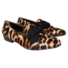 Lanvin-Lanvin Leopard Print Loafers-Other