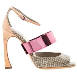 Dior-DIOR Defile Sandale mit Metallriemendetail-Andere