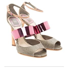 Dior-DIOR Defile Sandale mit Metallriemendetail-Andere