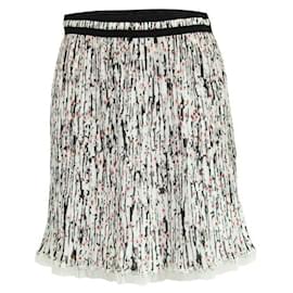Autre Marque-CONTEMPORARY DESIGNER Printed Pleated Skirt-Multiple colors