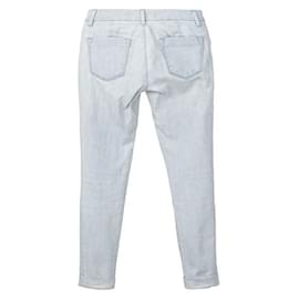Autre Marque-Jeans con zip DESIGN CONTEMPORANEO-Altro