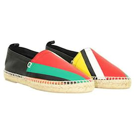 Loewe-Espadrillas LOEWE in pelle a righe colorate-Multicolore