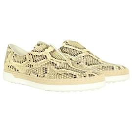 Tod's-TOD'S Snakeskin Sneakers-Other