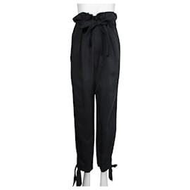 Reformation-REFORMATION Pantalon ample noir-Noir