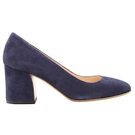 Tod's-Zapatos de tacón azul marino Decollete de Tod'S-Azul marino