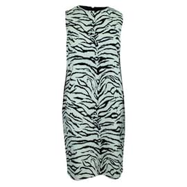 Autre Marque-Contemporary Designer Zebra Print Sleeveless Dress-Other