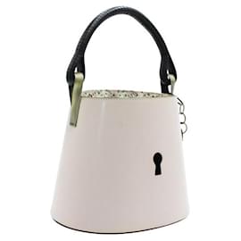 Kenzo-Kenzo Pastel Pink Vintage Bucket Bag with "Key Hole"-Other