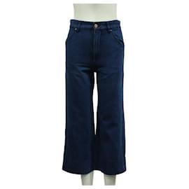 Isabel Marant Etoile-Isabel Marant Etoile Blue 3/4 Comprimento Jeans-Azul