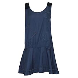 Tsumori Chisato-Tsumori Chisato Loose Fitting Dark Blue Dress-Blue